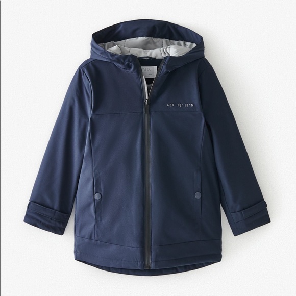 Zara kids padded coordinates jacket navy NWT - Picture 1 of 3
